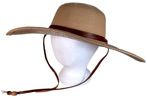 BEACH HAT W/LEATHER CORD LADIES ASST. COLORS