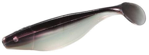 3" SASSY SHAD PEARL/BLACK 10PK