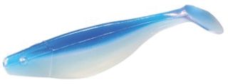 4" SASSY SHAD PEARL/BLUE 100PK