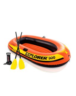 EXPLORER 300 BOAT KIT W/2 PADDLES AND PUMP 2 PERSON
