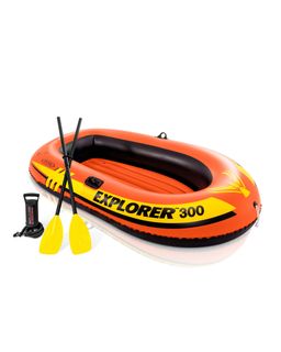 EXPLORER 300 BOAT KIT W/2 PADDLES AND PUMP 2 PERSON