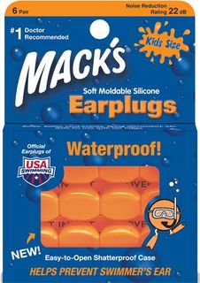 MACKS KID-SIZE SILICONE EARPLUGS