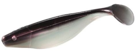 4" SASSY SHAD PEARL/BLACK 100PK