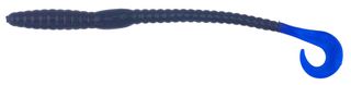 6" PHENOM WORM BLACK/BLUE TAIL 20PK
