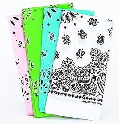 22" SUMMER FASHION SHADE BANDANAS