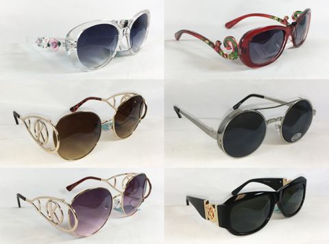 WOMENS FASHION SUNGLASSES W/LOGOS