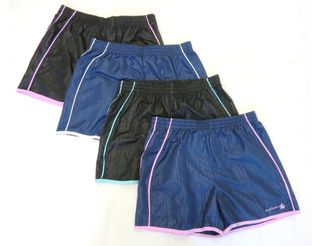 **WSL** RAYA SUN MISSY'S BLACK & BLUE TRIM SHORTS ASST. SIZES