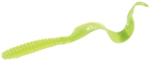 6" TWISTER TAIL CHARTREUSE 20PK