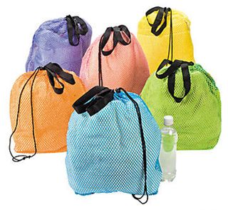 LARGE NYLON MESH BEACH BAGS