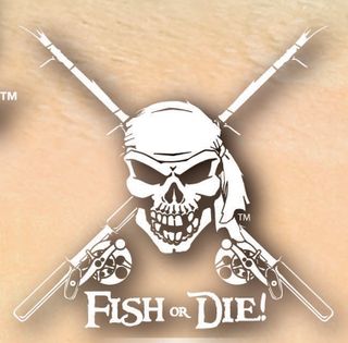 FISH OR DIE DECAL JUMBO GRGF