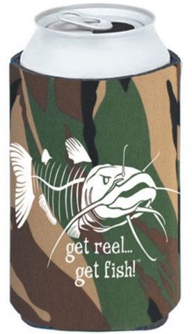 CATFISH CAMO KOOZIE GRGF