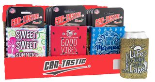 CAN-TASTIC BEACH PATTERNS KOOZIE