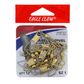 #1 BRASS BARREL SWIVEL W/SAFETY SNAP 12PK   12PK/BX