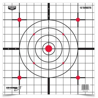 12" SIGHT-IN SQUARE PAPER TARGETS 13PK