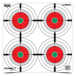 12" EZE-SCORER ROUND MULTI-BULLSEYE TARGETS 13PK