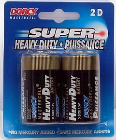 D CELL ULTRA HEAVY DUTY BATTERY 2PK