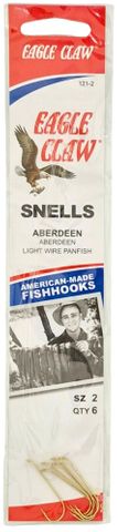 #2 GOLD ABERDEEN SNELLS LIGHT WIRE 6PK