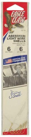 #6 GOLD ABERDEEN SNELLS LIGHT WIRE 6PK