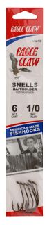 1/0 BRONZE BAITHOLDER SNELLS 6PK