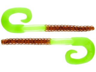 7" POWER WORM PUMPKIN/CHART 13PK