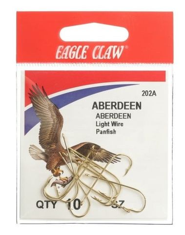 #10 GOLD ABERDEEN HOOK 10PK