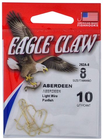 #8 GOLD ABERDEEN HOOK 10PK