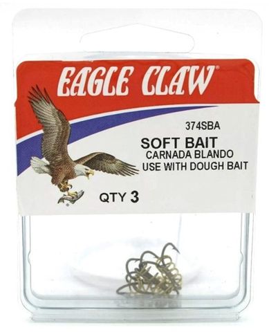 #10 BRONZE SOFT BAIT DOBY TREBLE HOOKS 3PK