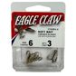 #6 BRONZE SOFT BAIT DOBY TREBLE HOOKS 3PK