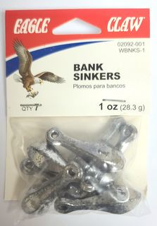 1 OZ BANK SINKER 7PK