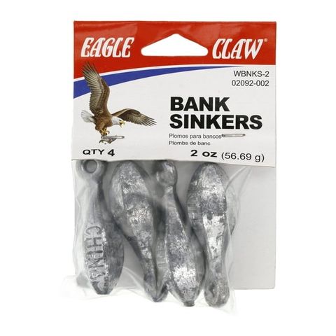 2 OZ BANK SINKER 4PK