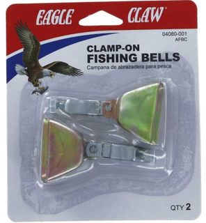 COPPER CLAMP-ON FISHING BELLS 2PK