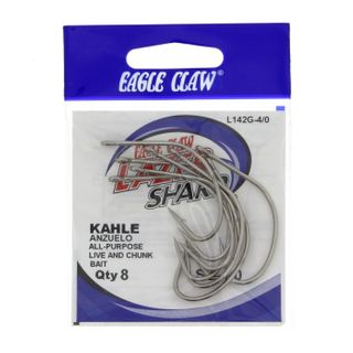 4/0 NICKEL LAZER KAHLE HOOKS 8PK