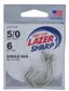 5/0 LAZER CIRCLE SEA- SEA GUARD HOOKS 6PK