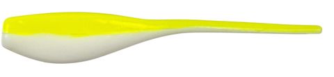 2" BABY SHAD BONE/CHARTREUSE 18PK