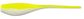 2" BABY SHAD BONE/CHARTREUSE 18PK