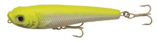 2-3/4" POND FAV. TOPWATER SILVER/CHART CREME LURE 1PK