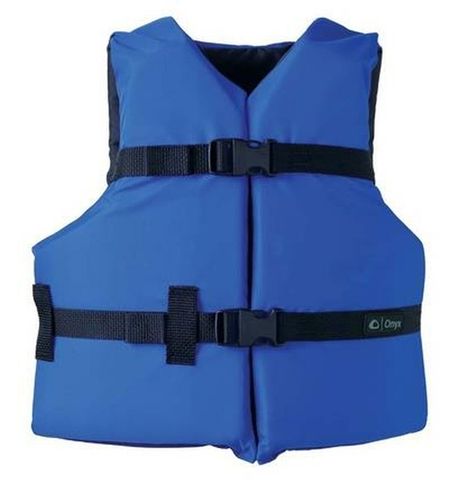 BOATING VEST YOUTH - BLUE 55-88 LBS