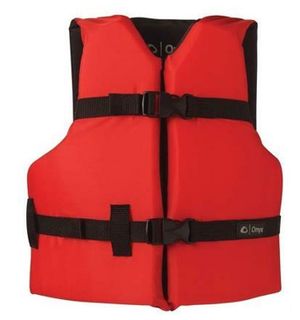 BOATING VEST YOUTH - RED 55-88 LBS