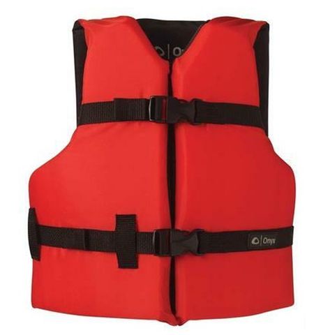 BOATING VEST YOUTH - RED 55-88 LBS