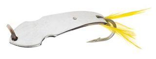 1/24 OZ PET SPOON YELLOW/FEATHER/CHROME