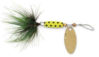 **WSL** 1/4 OZ SHYSTER SPINNER CHARTREUSE/FEATHER/CHROME