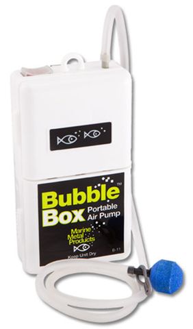 BUBBLE BOX PORTABLE AIR PUMP 10 GAL AERATOR