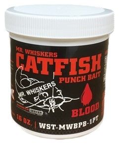 MR. WHISKERS BLOOD CATFISH PUNCH BAIT PINT