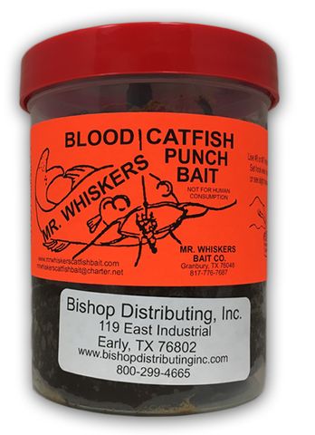 MR. WHISKERS BLOOD CATFISH PUNCH BAIT PINT