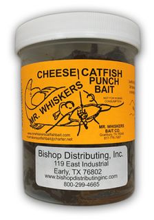 MR. WHISKERS CHEESE CATFISH PUNCH BAIT PINT