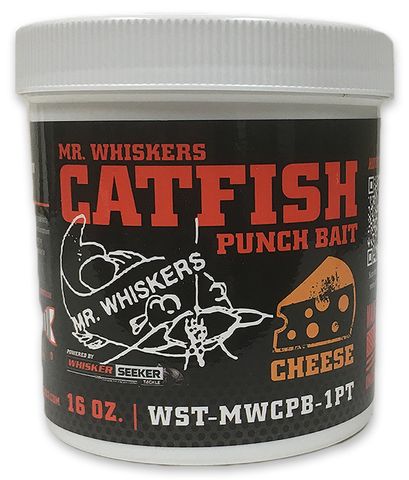 MR. WHISKERS CHEESE CATFISH PUNCH BAIT PINT