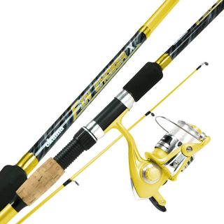 6-1/2' FINCHASER SPINNING COMBO 2PC MED. YELLOW