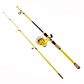 6-1/2' FINCHASER SPINNING COMBO 2PC MED. YELLOW