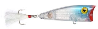 1/4 OZ POP-R TOPWATER LURE CLEAR  2.5"