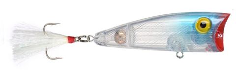 1/4 OZ POP-R TOPWATER LURE CLEAR  2.5"